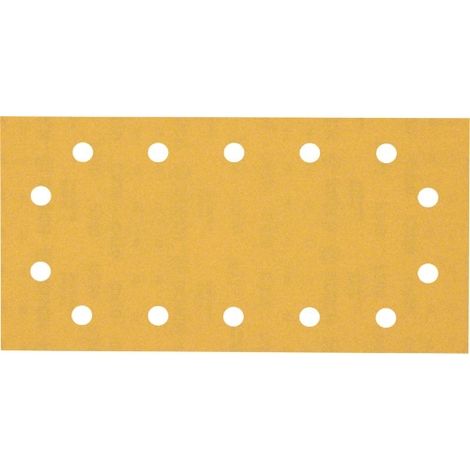 Bosch 50x Expert C470 Papier abrasif à 14 trous pour ponceuses vibrantes 115 x 230 mm G 240 - 2608900948