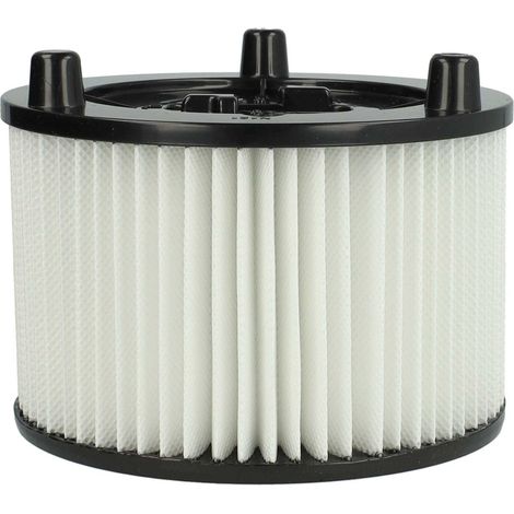 vhbw Faltenfilter kompatibel mit Bosch AdvancedVac 20 Nass- & Trockensauger - Filter, Patronenfilter, Papier / Kunststoff, Weiß