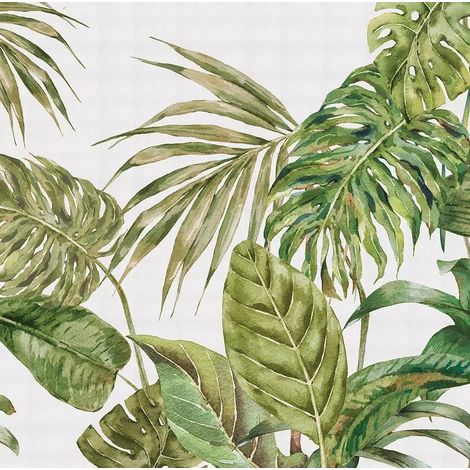 papier peint panoramique feuilles de la jungle   - Sanders & Sanders (1/5)