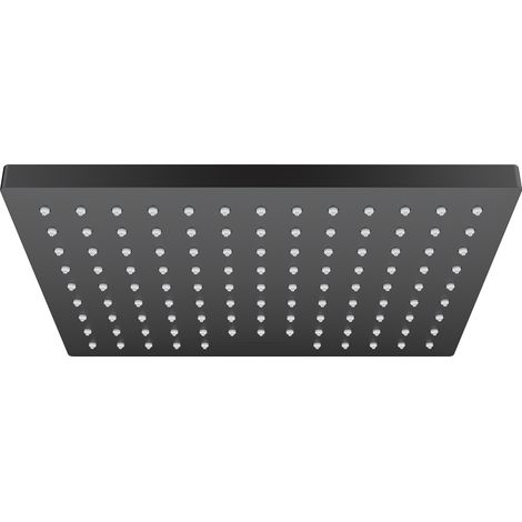Hansgrohe – Pommeau de douche 230 1 jet 9l/min – Noir mat – EcoSmart – Douche orientable – 26283670 (1/10)