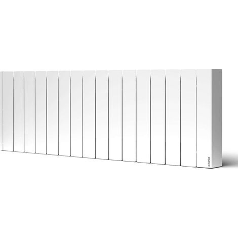 ROINTE - Radiateur connecté BELIZE II BAS 12 éléments 1500W Blanc - BRFW1500RADC4 (1/5)