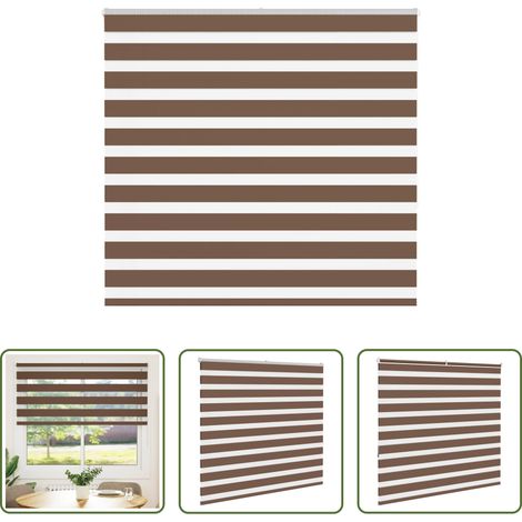 Doppelrollo -  Doppelrollo Braun 155x150 cm Stoffbreite 150,9 cm Polyester (1/5)