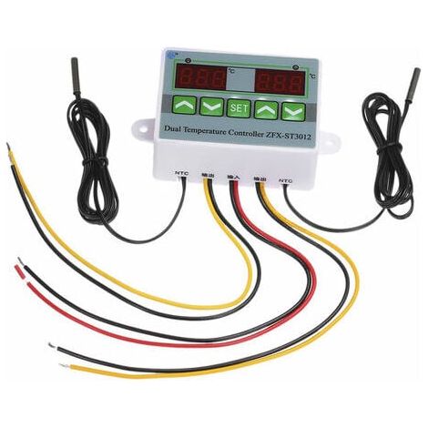 Digitaler Temperaturregler mit Doppelanzeige, 220 V / 1500 W - 220 V / 1500 W (1/5)