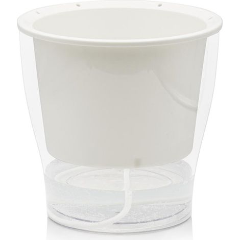 Maceta redonda autorriego para interior y exterior 17,3x17 Ason Medium (1/5)
