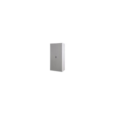 Modern 2 Door Wardrobe With Hanging Rail In Grey & White (1/5)