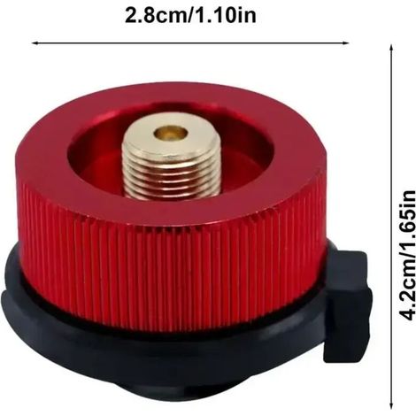 Convertisseur pour réchaud à gaz de camping, adaptateur pour brûleur à gaz et cartouche de gaz, accessoire pour réchaud de pique-nique extérieur, adaptateur de recharge de propane, réchauds de cuisine (1/5)