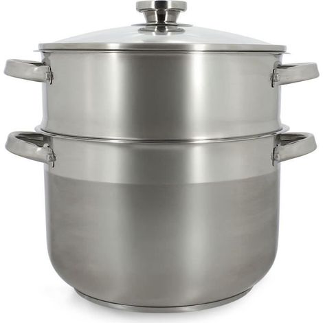 Couscoussier - MENASTYL - 4615450 - Stainless steel - 10 liters - Suitable for all hobs including induction (1/5)