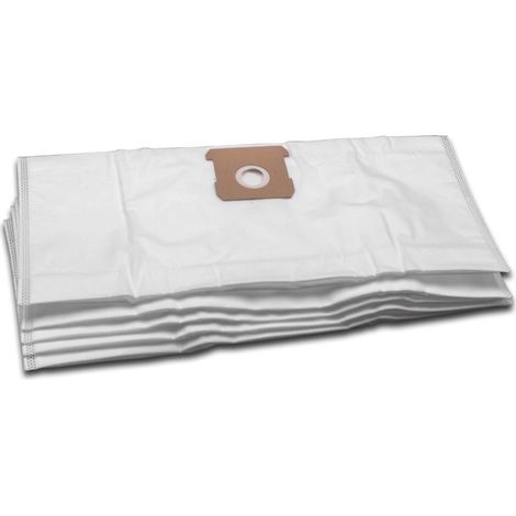 vhbw 10x bolsa compatible con Einhell TC-VC 1812 S, TC-VC 1815 S aspiradora - vellón micro blanco