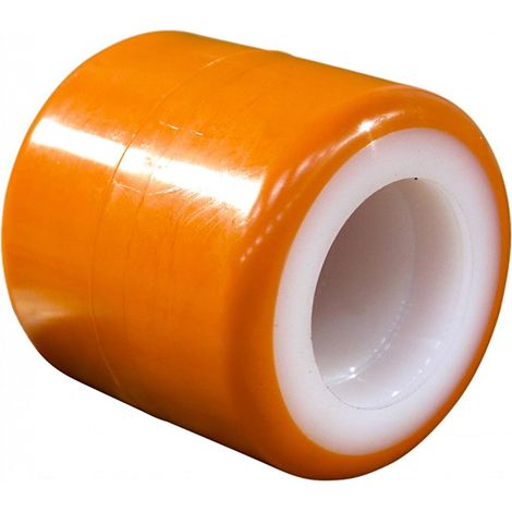 Galet 82 x 70 POLYURÉTHANE ORANGE Alimentaire Sans RAB (C x D) : 47 x 16