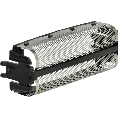 vhbw Doppelscherfolie kompatibel mit Remington DA57, DA757, DA767, DF10, DF20, DF30, DF40 Elektrorasierer + Rahmen, schwarz