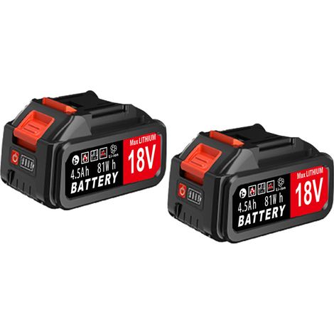 INNOPOWER 2Pcs de Batterie de Remplacement 18V 4.5Ah Batterie Lithium Convient aux Outils Électriques sans Fil Compatibles avec Les Interfaces Makita (1/5)