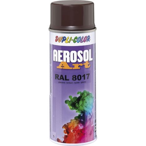 Dupli Color Aerosol Art Lackspray Graffiti Dose - wetterfest, lichtecht und UV-beständig - Graffiti-Spray 400ml, schokobraun matt RAL 8017 (1/4)