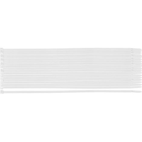 Bridas para cables Extreme de 3,6 × 150 mm, blancas, 100 unidades. (1/5)
