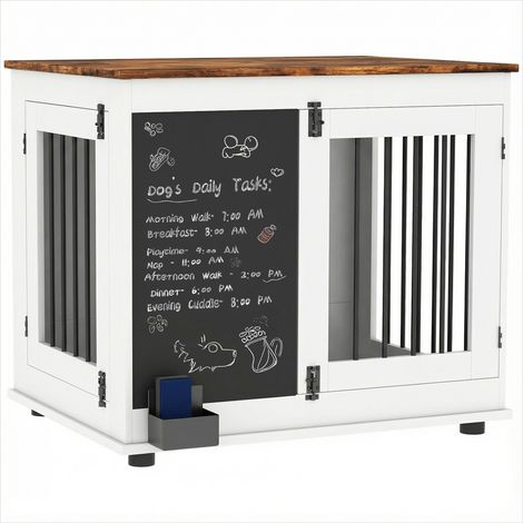 Cage de transport pour animaux Cage chien intérieur 2 portes (1/5)