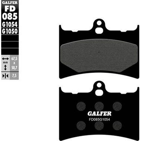 PASTILLAS DE FRENO GALFER KH126 SEMIMETÁLICAS