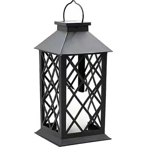 Flammenlose LED-Solarlaterne mit flackerndem Licht, dekorative Hängelampe für Garten, Hof und Gartenpartys. (1/5)