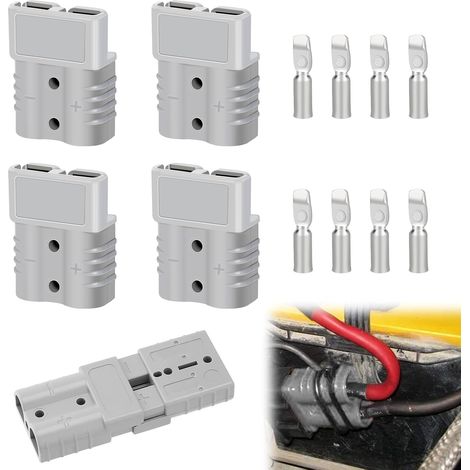 4 Pièces Connecteur 600V 50A 50Amp Connexion Rapide Prise de Connecteur pour Voiture Van Les Modes Moto (1/5)