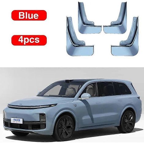 Schmutzfänger für Li Auto L9 Lixiang L9 2022 2023 2024 2025 – Spritzschutz-Schmutzfänger, Kotflügel-Schmutzfänger-Set, Außenset, Autozubehör – Blau (1/5)