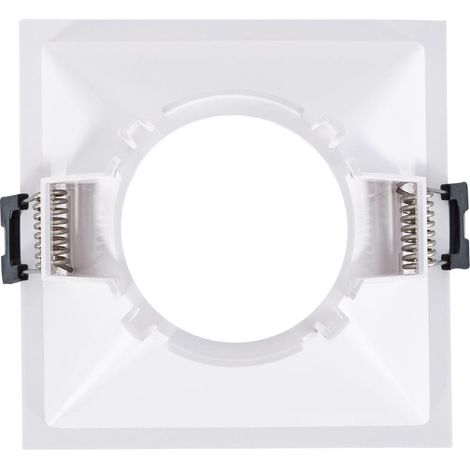 Pannello Downlight Quadrato GU10 6W Basso UGR PC Foro 85x85mm  No Flicker 4000K Bianco Bianco Naturale (1/4)