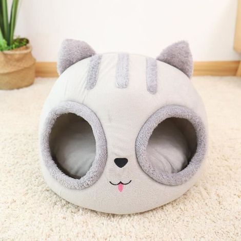 Bardusch-Panier pour chat et chien - - 38x38x35cm - Blanc - Rond - Intérieur (1/4)