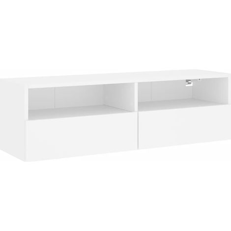 Maison Exclusive - TV-Wandschrank Weiß 100x30x30 cm Holzwerkstoff