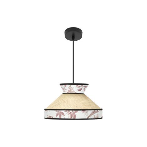 Lampada a sospensione "Constantinople", Ø30cm, altezza regolabile, 1xE27 (lampadina non inclusa), beige e rosso