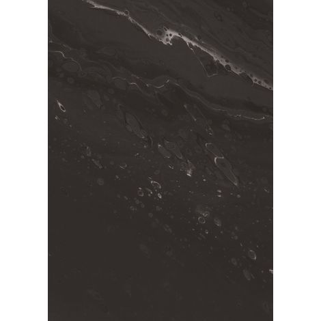 Black Painted Marble Laminate Kitchen Upstand 3.6m x 100mm x 20mm - PP5015
