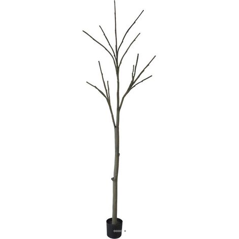 Tronc arbre artificiel nu H 270 cm 3 ramures superbe