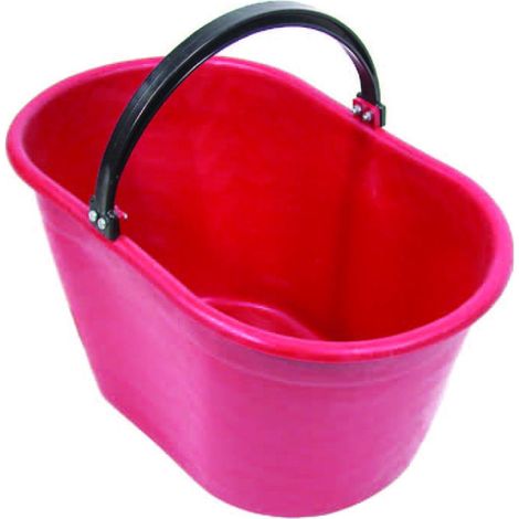 Cesta ovale per raccolta manico plastica lt.20 - capacità lt.20, cm.54x34x23h. - 5 pz