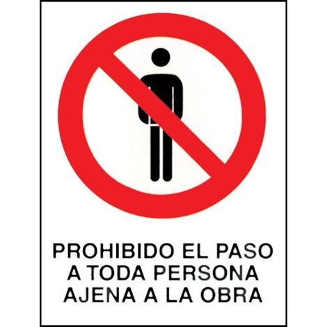 PANNEAU FIXE INTERDICTION PERSONNES NON AUTORISÉES