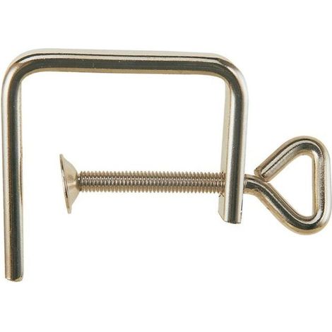 Pince pour scie à fil, plage de serrage 50 mm, épaisseur 4 mm, nickelée - 490003 (1/2)