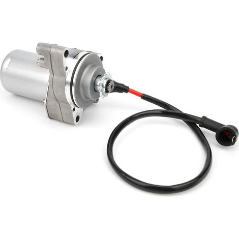 Moteur de démarrage à 3 goujons, support supérieur 12T, démarreur adapté pour PIT Quad Dirt Bike ATV 90cc 110cc 125cc (1/4)