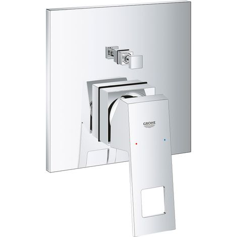 Grohe – Mitigeur de douche mécanique 2 sorties 24062000 – Finition chrome – Cartouche céramique 46 mm – Débit 27 l/min – Montage rapide