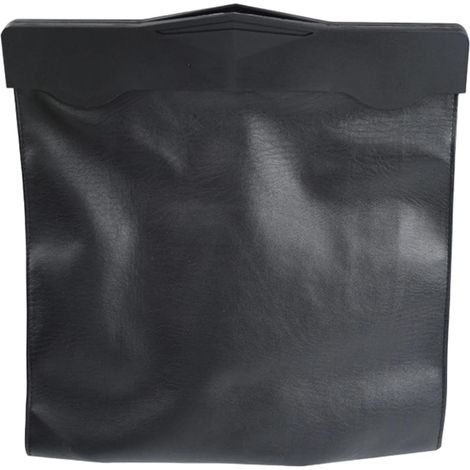 Sac poubelle de voiture en cuir synthétique pour siège arrière (1/4)