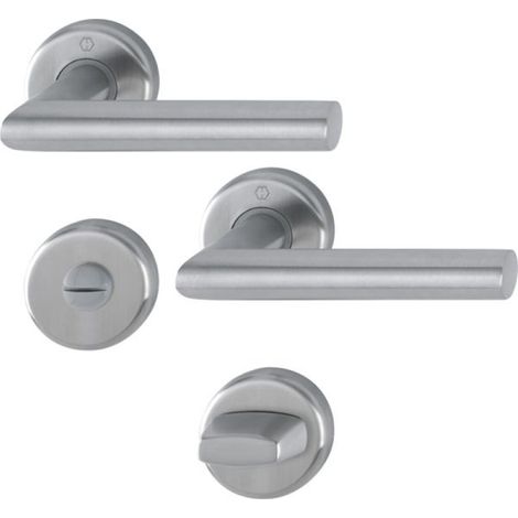 Maniglia per porta HOPPE Utrech - Acciaio inox - Beccuccio per canna da zucchero - 3940701