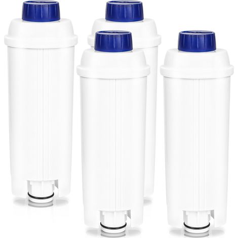 4x Filtre à eau pour Delonghi compatible pour DLSC002 ECAM ETAM EC800 avec charbon actif pour 60 litres d'eau (1/5)