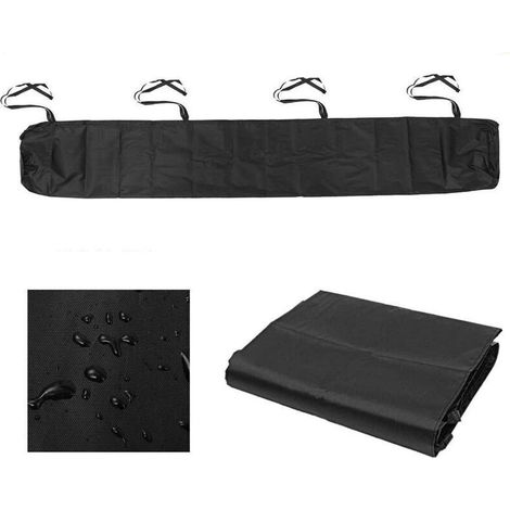 Awning Protection Bag, 3.5m Dustproof Cover for Patio Awning, Grey, Storage Cover for Patio Awning, Waterproof Winter Protection, Black (1/5)