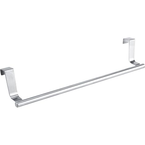 Porte-Serviettes D'armoire en Fer Inoxydable, Porte-Serviettes Suspendu sur Porte, Porte-Serviettes De Cuisine pour Hôtel, Cuisine, Salle De Bains (1/5)