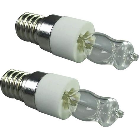 Ampoule de Four 40W E14 - Halogène, Résistante aux Hautes Températures, Lot de 2 Ampoules pour Four et Micro-Ondes (1/5)