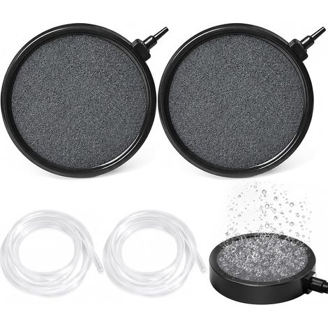 2 Pierres à Gazéifier pour Bassins, 10 cm Bulleur pour Aquarium (1/5)