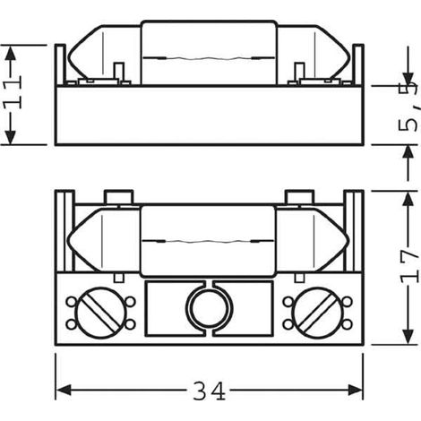 Renz Metallwaren. Beleuchtungshalter mit Soffitte 15V 97-9-85131