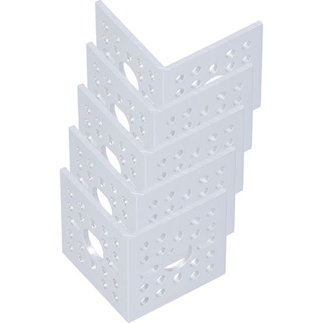 Lot de 5 supports en L en alliage d'aluminium, angle droit à 90°, 48 x 48 mm, pour servomoteurs (1/5)