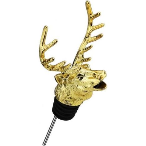 Aérateur Unique De Bouchons De Bouteille De Tête De Cerf En Métal Pour L'aérateur De Bar (1/4)