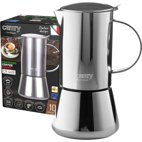 Cafetière 500 ml, compatible induction, gaz, acier Camry (1/5)