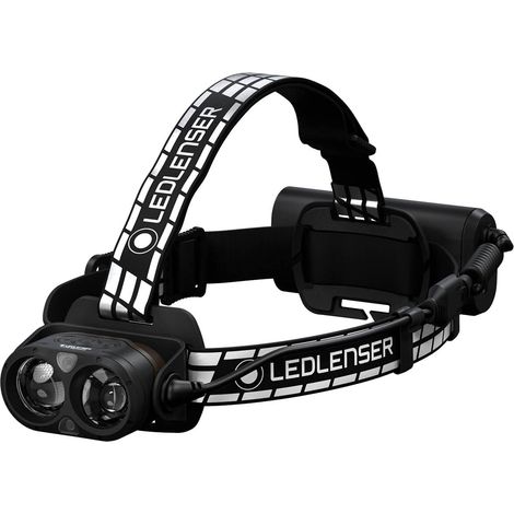 Ledlenser H19R Signature Premium Torcia frontale LED, ricaricabile, con luce rossa, impermeabile IP67, 4000 lumen, telecomando Bluetooth, portata luminosa 330m, cavo di ricaricamagnetico USB