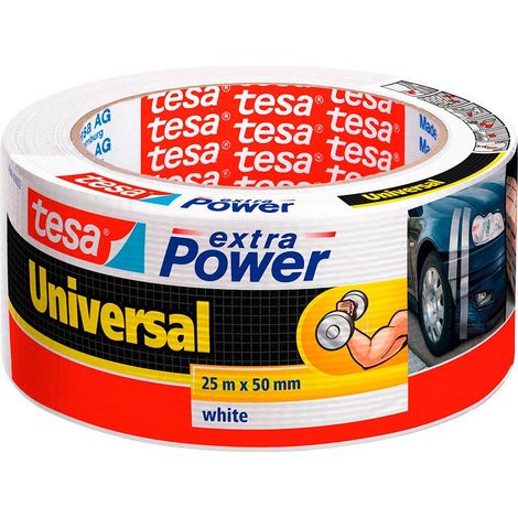 tesa UNIVERSAL 56388-00002-05 Gewebeklebeband tesa® extra Power Weiß (L x B) 25 m x 50 mm 1 St.