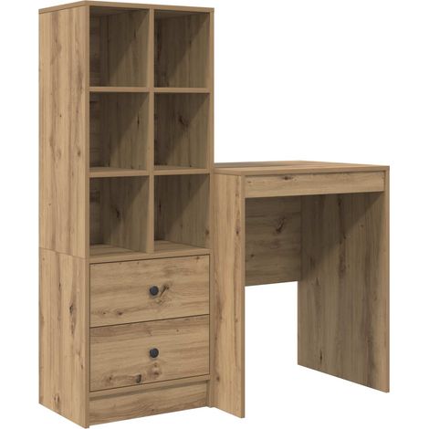 Maison Exclusive - Schreibtisch mit Schubladen mit Regal 2 pcs Ar