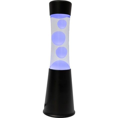 Lava Lampada LED 9x30x9cm Nera Fisura