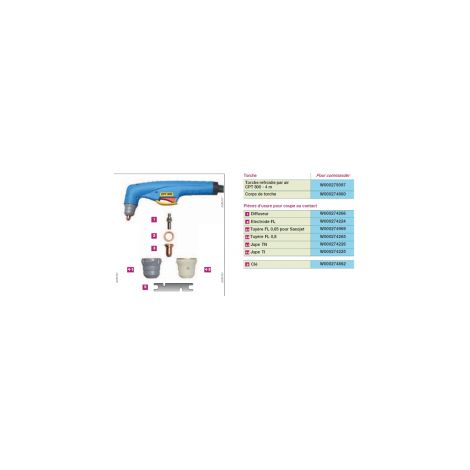 2 diffuseurs pour torche CPT 800 Cemont