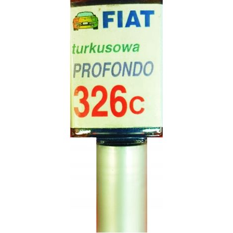 Réparation des rayures de peinture Fiat 326C turquoise profondo 10 ml ARA (1/5)
